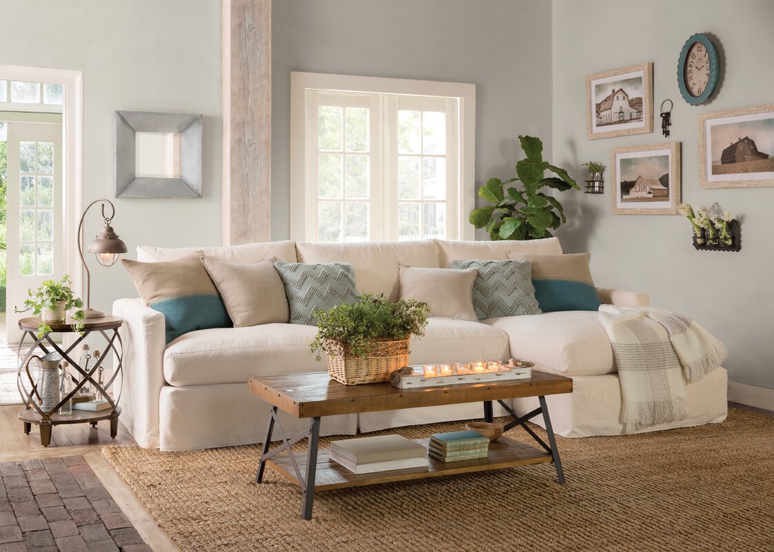 Farmhouse Living Room Design Photo by Room Ideas